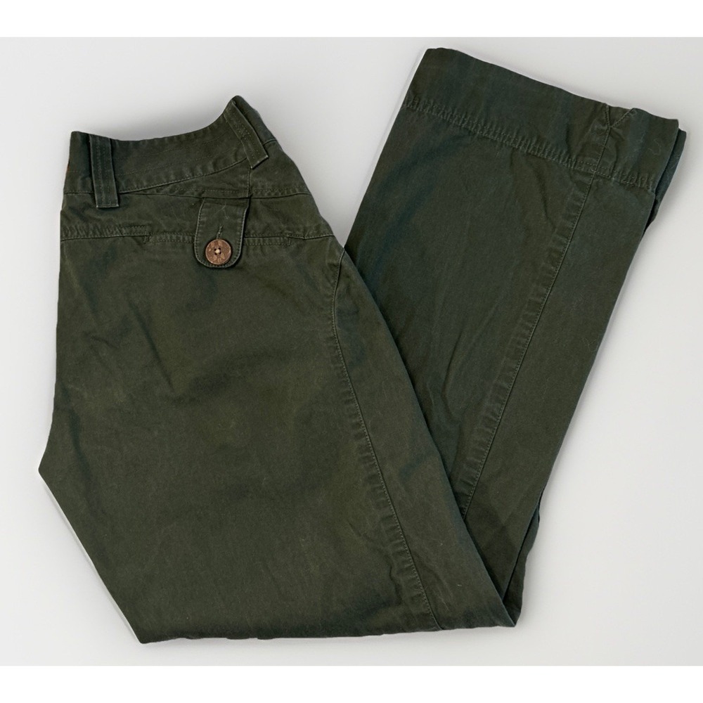 Women's Vintage Y2K Nike‎ ACG Wide Leg Trousers Olive Green Sz 12 Grunge EC 32"